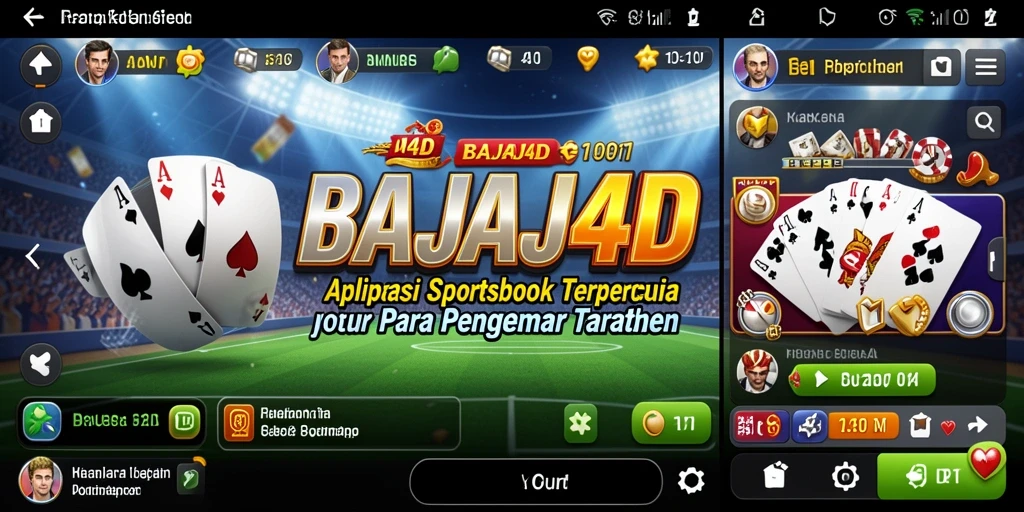 Tampilan antarmuka aplikasi BAJAJ4D saat melakukan taruhan olahraga.