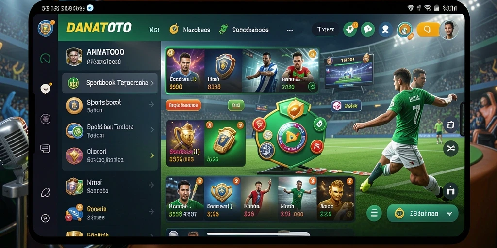 Gameplay Sportsbook seru di aplikasi DANATOTO.