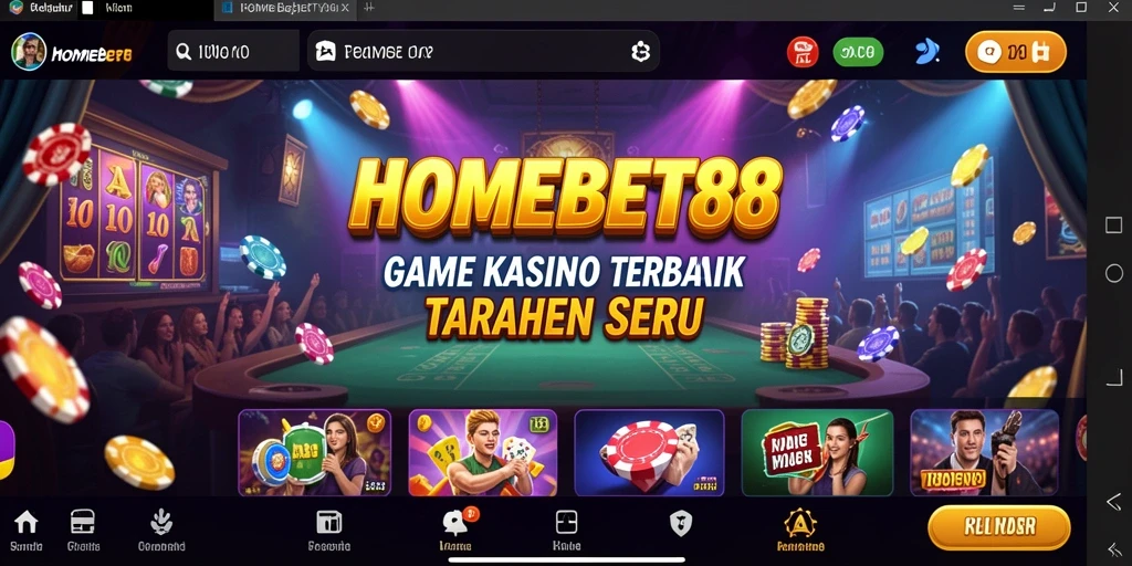 Screenshot gameplay HOMEBET88 menampilkan pengalaman kasino yang mengasyikkan.