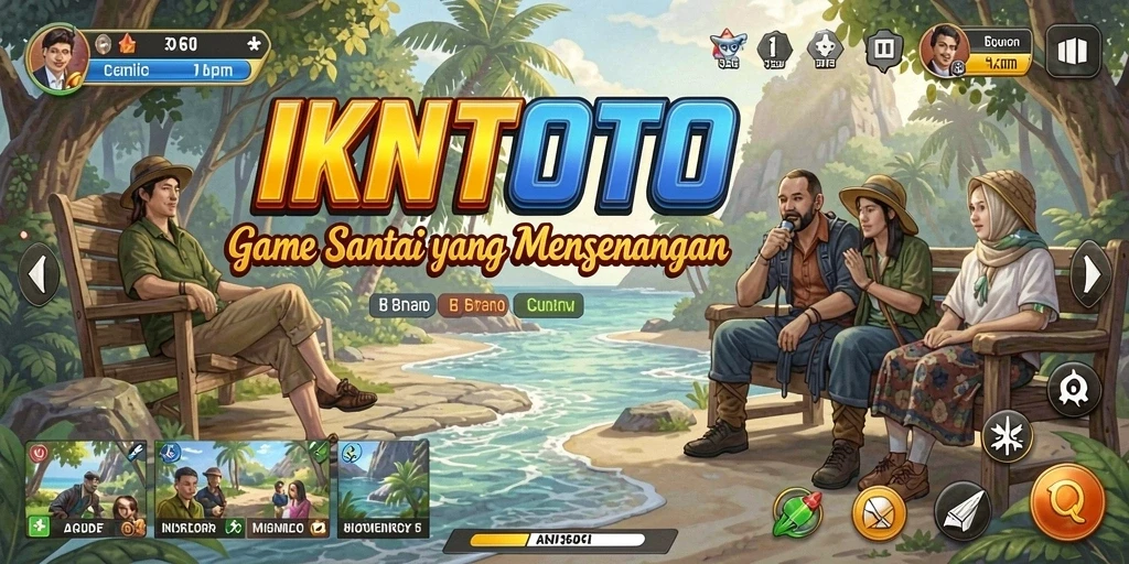 Tampilan gameplay menarik dari IKNTOTO yang penuh warna.