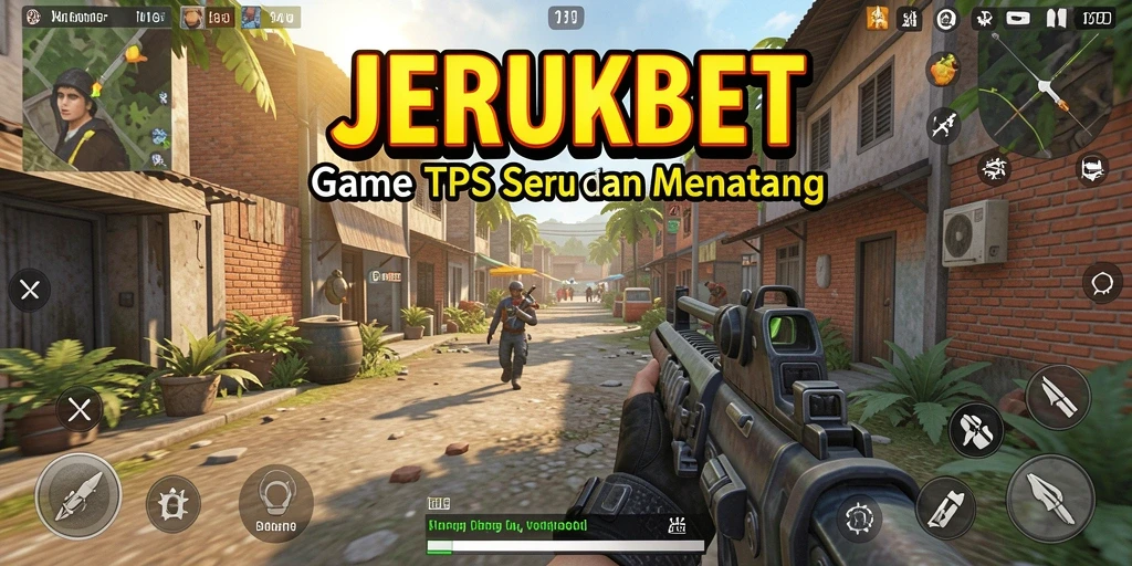 Gameplay seru dari JERUKBET dalam mode TPS.