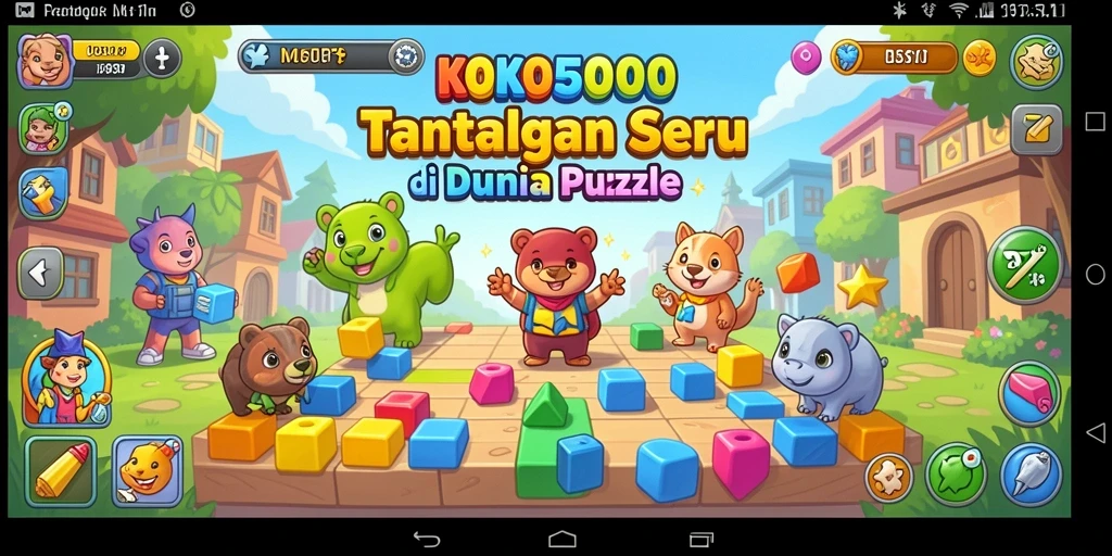 Tampilan gameplay KOKO5000 yang seru dan menantang.