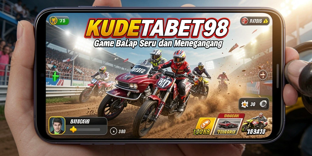 Tampilan gameplay seru dalam balapan cepat KUDETABET98.