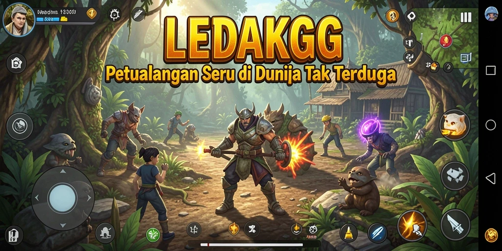 Gameplay <strong>LEDAKGG</strong> yang seru dengan petualangan yang menegangkan.