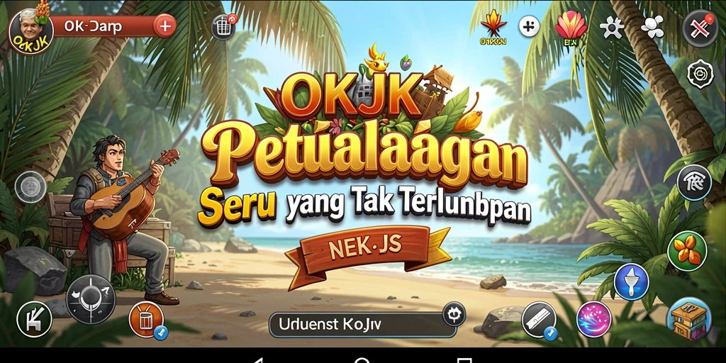Tampilan gameplay OKJK yang menakjubkan saat menjelajahi dunia petualangan.