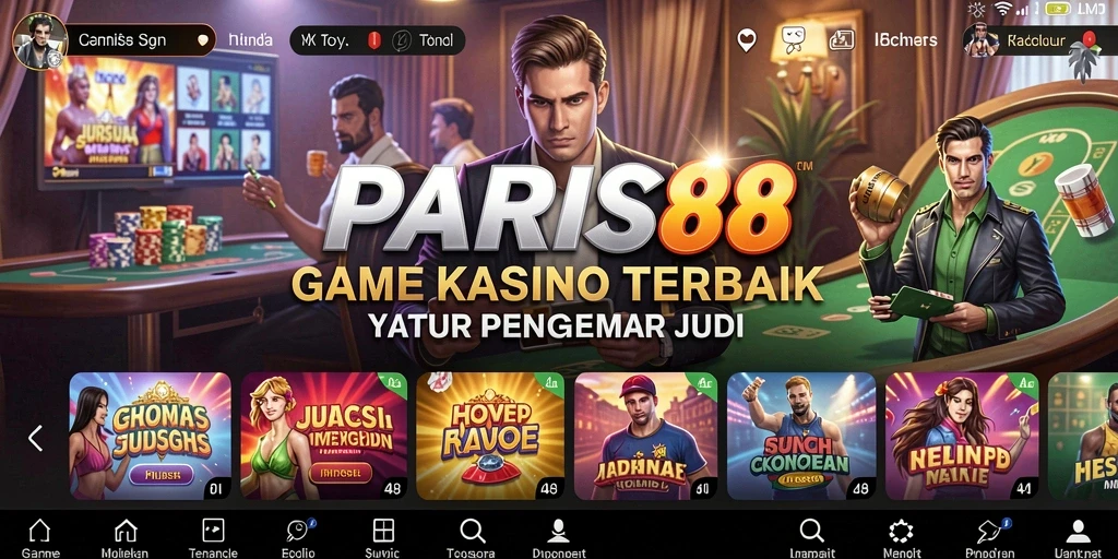 Tampilan gameplay menarik dari PARIS88 yang memukau.