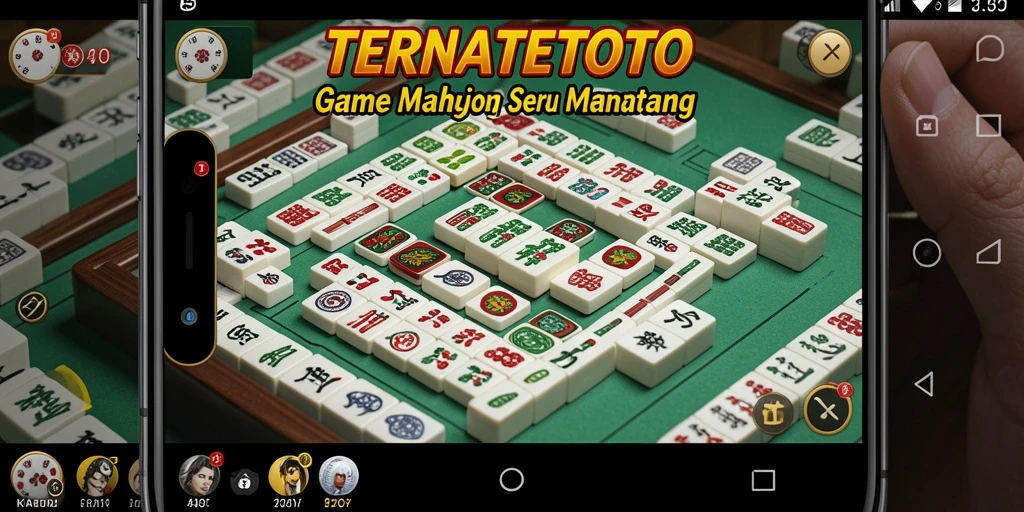 Tampilan screenshot utama TERNATETOTO dengan gameplay Mahjong yang menarik.