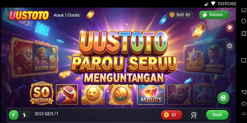 Tampilan gameplay UUSTOTO yang mengasyikkan saat bermain slot.