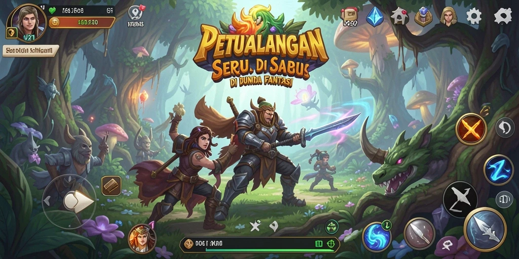 Gameplay petualangan yang memukau dan seru