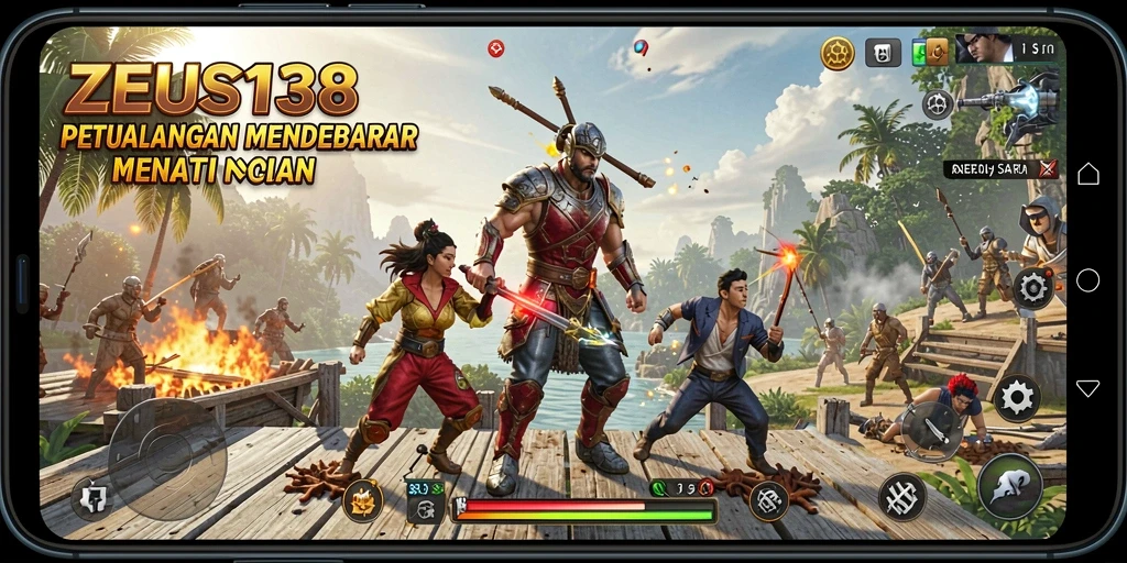 Screenshot gameplay ZEUS138 menampilkan aksi petualangan yang seru dan visual yang menawan.
